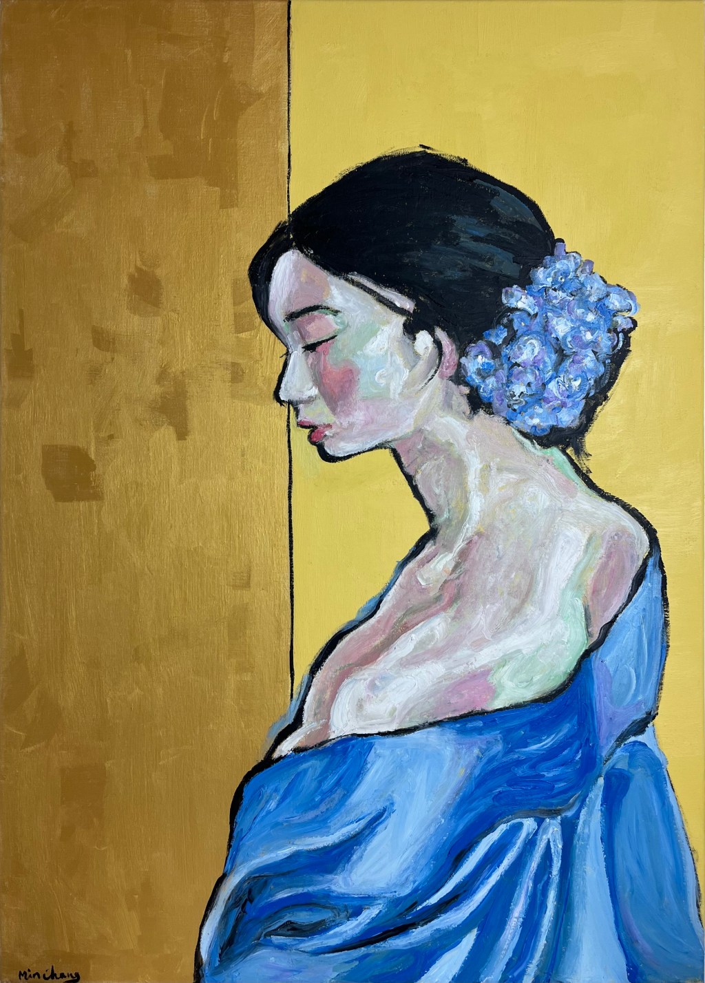 Girl in Blue&nbsp;Cloth